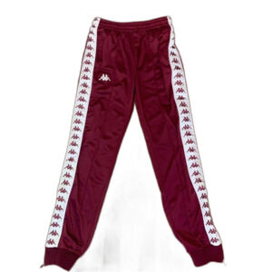 Kappa Maroon Joggers Zip Ankle Women's Size S